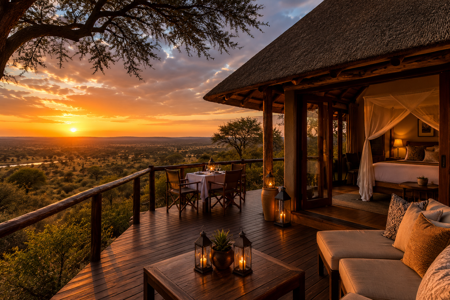 enjoing the view in Kruger National Park