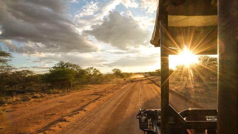 Safari vehicle in Kruger Park