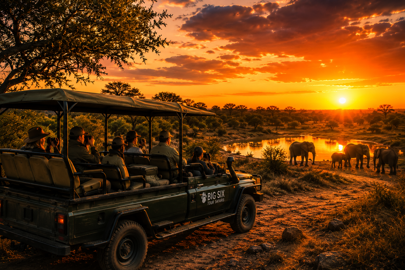 Kruger safari sunset