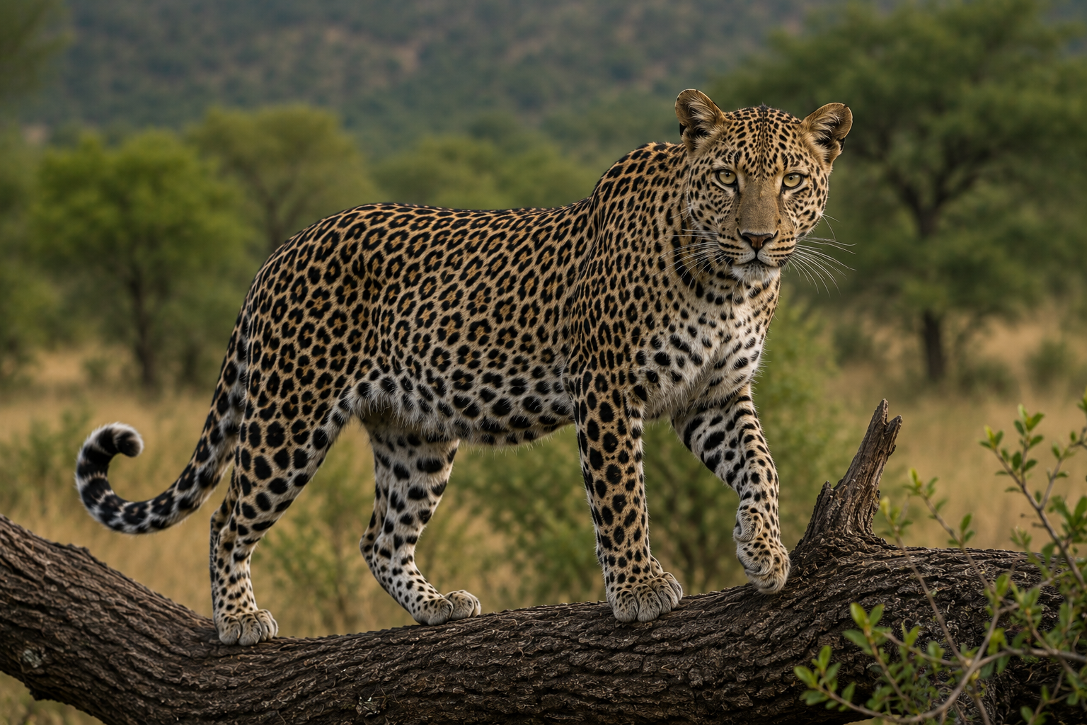 Leopard in Pilanesberg National Park